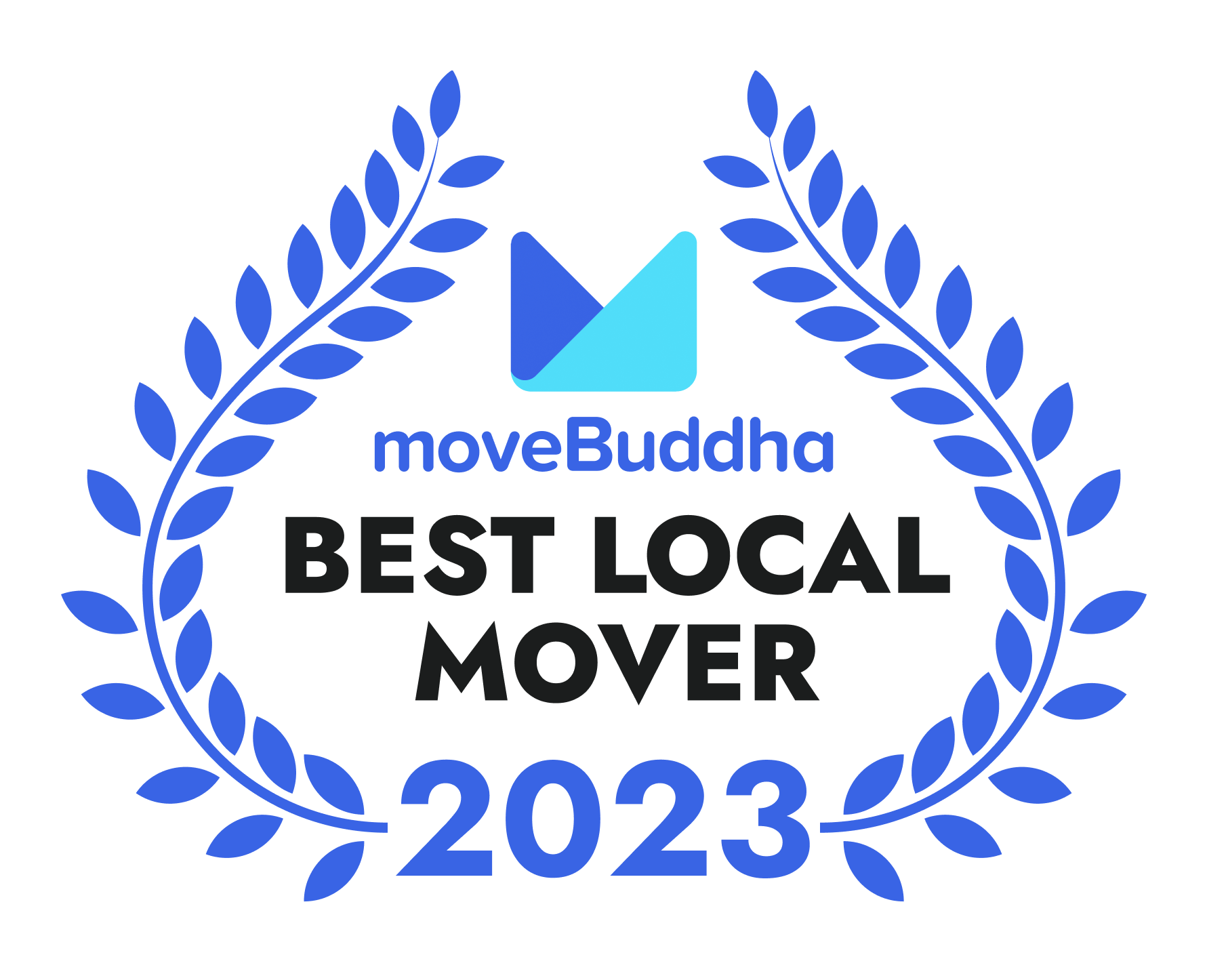 Moovers Chicago Best Local Mover Award 2023 by MoveBuddha